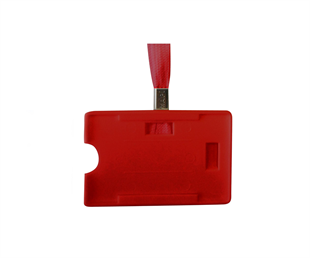 MAPİ ASKI İPLİ PP KART KABI KIRMIZI 25Lİ PAKET