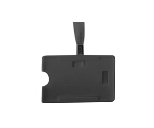 MAPİ ASKI İPLİ PP KART KABI SİYAH 25Lİ PAKET