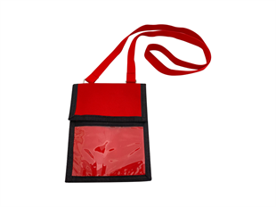 MAPİ ASKILI SEYAHAT CÜZDANI KIRMIZI TEKLİ