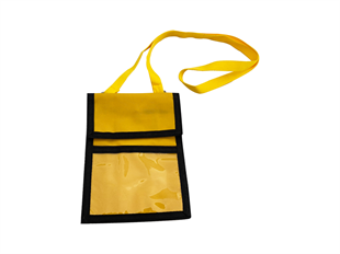 MAPİ ASKILI SEYAHAT CÜZDANI SARI TEKLİ