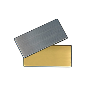 MAPİ İĞNELİ DÜZ İSİMLİK GÜMÜŞ 68X33 TEKLİ