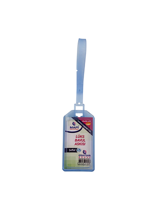 MAPİ LÜKS BAVUL ASKISI (PLASTİK) 35X54 ŞEFFAF TEKLİ