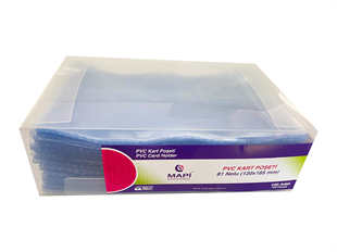MAPİ ÖZEL EBAT PVC KART POŞETİ NO:81 165X120 100LÜ PAKET