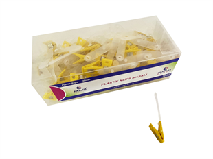 MAPİ PLASTİK KLİPS (MAŞALI) SARI 100 LÜ PAKET