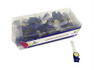MAPİ PLASTİK KLİPS (NATO TİPİ PROMOSYON) LACİVERT 100 LÜ PAKET