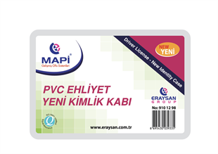MAPİ PVC EHLİYET YENİ KİMLİK KABI 100LÜ PAKET