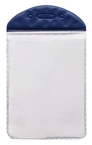 MAPİ PVC KART POŞETLERİ (DİKEY) MAVİ ŞERİTLİ 100LÜ PAKET