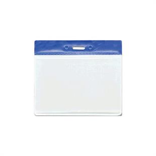 MAPİ PVC KART POŞETLERİ (KARE) LACİVERT ŞERİTLİ 100LÜ PAKET