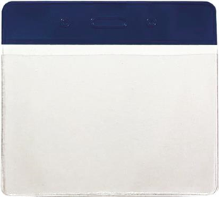 MAPİ PVC KART POŞETLERİ (KARE) LACİVERT ŞERİTLİ 100LÜ PAKET