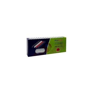 MAPİBİND 19MM PLASTİK SPİRAL BEYAZ 100 AD.