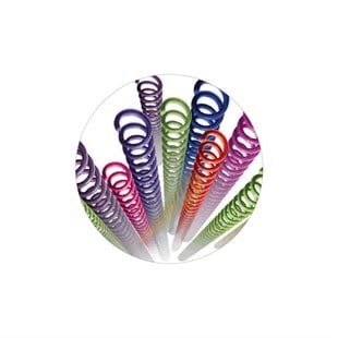 MAPİCOİL 4:1 PLASTİK HELEZON SPİRAL 8MM SİYAH 200 AD. 48 LOP