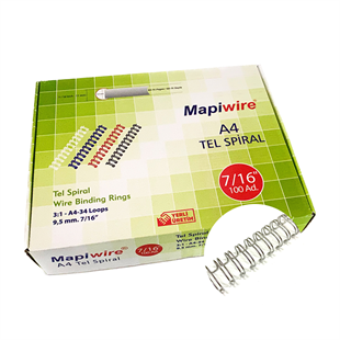 MAPİWİRE 7/16 KUTU TEL TRANSPARAN 100 AD.