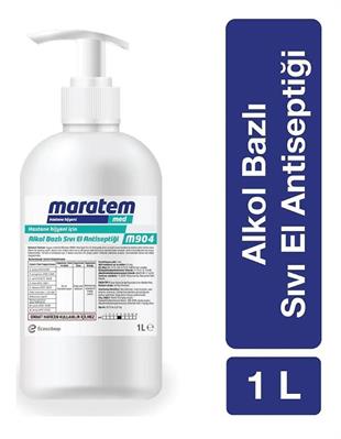 MARATEM M904 ALKOL BAZLI SIVI EL ANTİSEPTİK 1 LT
