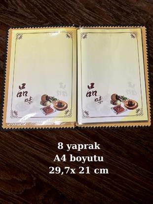 MENÜ DOSYASI HOTEL-RESTAURANT CAFE BAR VEGAN 8 SAYFA