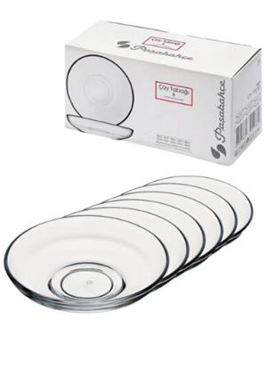 PAŞABAHÇE 54201 ÇAY TABAĞI 6 ADET 102 MM
