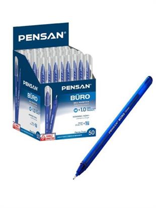 PENSAN 2270 MAVİ TÜKENMEZ KALEM BÜRO 1.0 MM 50Lİ KUTU