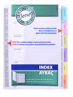 SERVE 5525/P SEPERATÖR GÜNLER