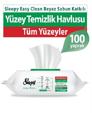 SLEEPY EASY CLEAN YÜZEY TEMİZLİK HAVLUSU 100 YAPRAK