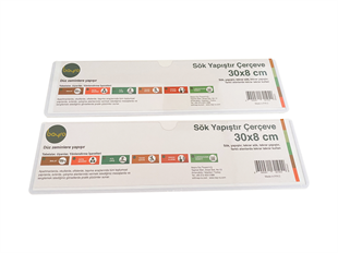 SÖK YAPIŞTIR ÇERÇEVE (30X8) (NP00051) YATAY 2 Lİ