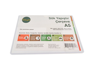 SÖK YAPIŞTIR ÇERÇEVE A5 (NP00044) YATAY