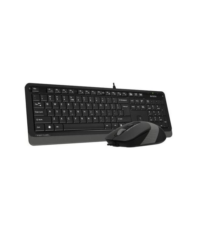 A4 TECH F-1010 OPTİK  SİYAH KLAVYE-MOUSE SET