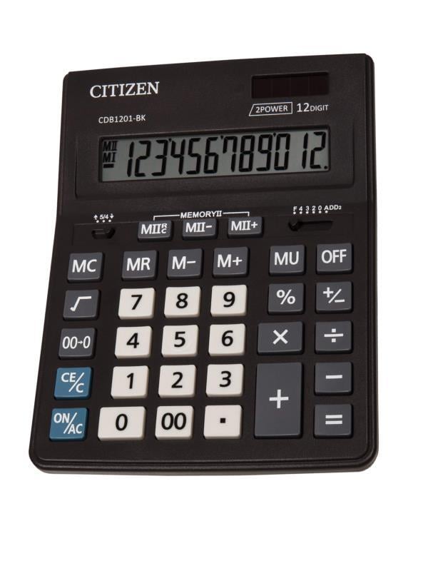 CİTİZEN CDB-1201BK BÜYÜK HESAP MAKİNASI 120100
