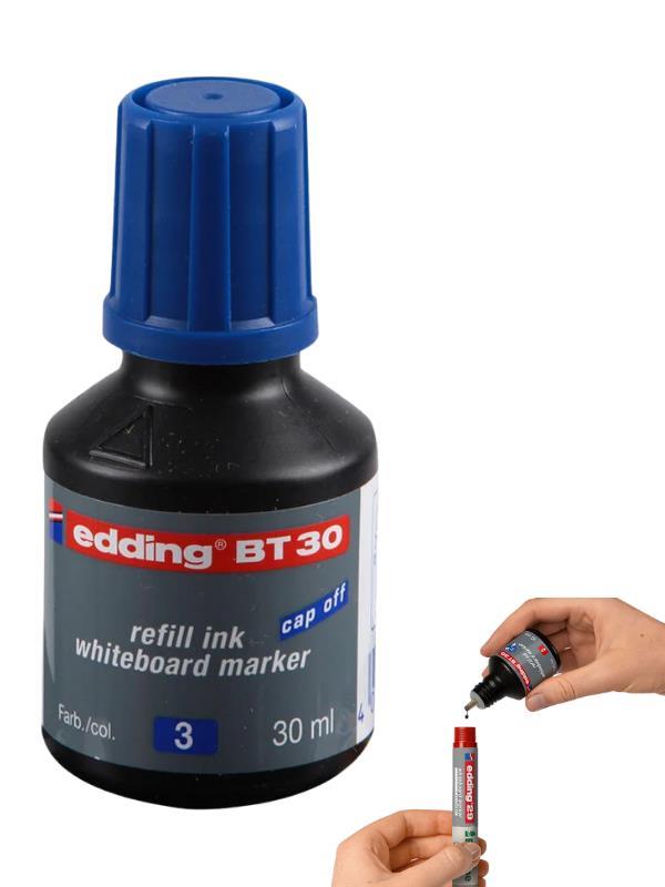 EDDİNG BEYAZ TAHTA KALEM MÜREKKEBİ BT30 MAVİ 30ML