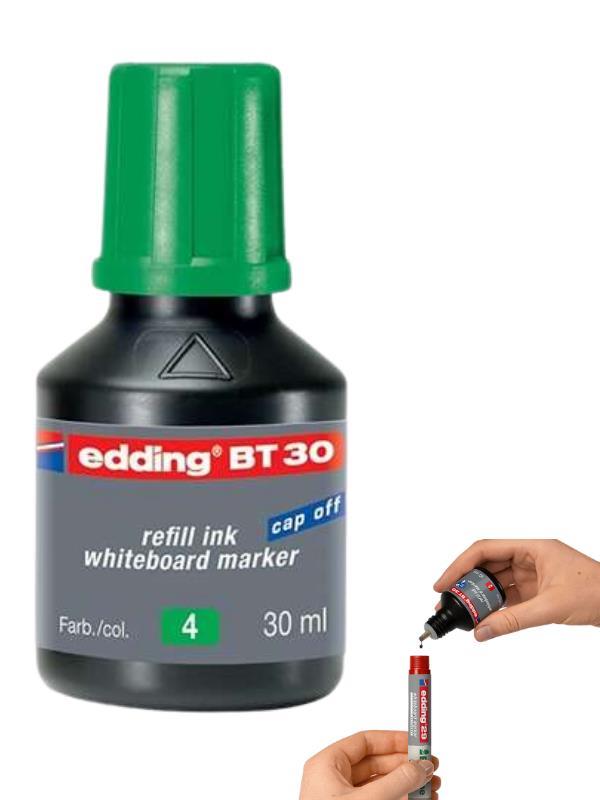 EDDİNG BEYAZ TAHTA KALEM MÜREKKEBİ BT30 YEŞİL 30ML