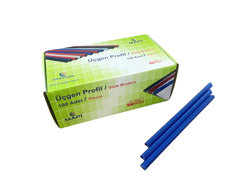 MAPİ 10MM ÜÇGEN PROFİL MAVİ 100 AD.