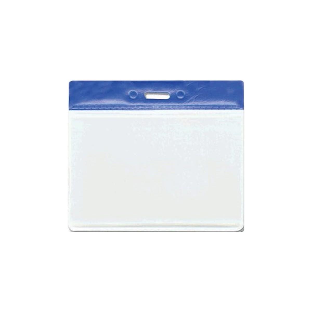 MAPİ PVC KART POŞETLERİ (KARE) LACİVERT ŞERİTLİ 100'LÜ PAKET