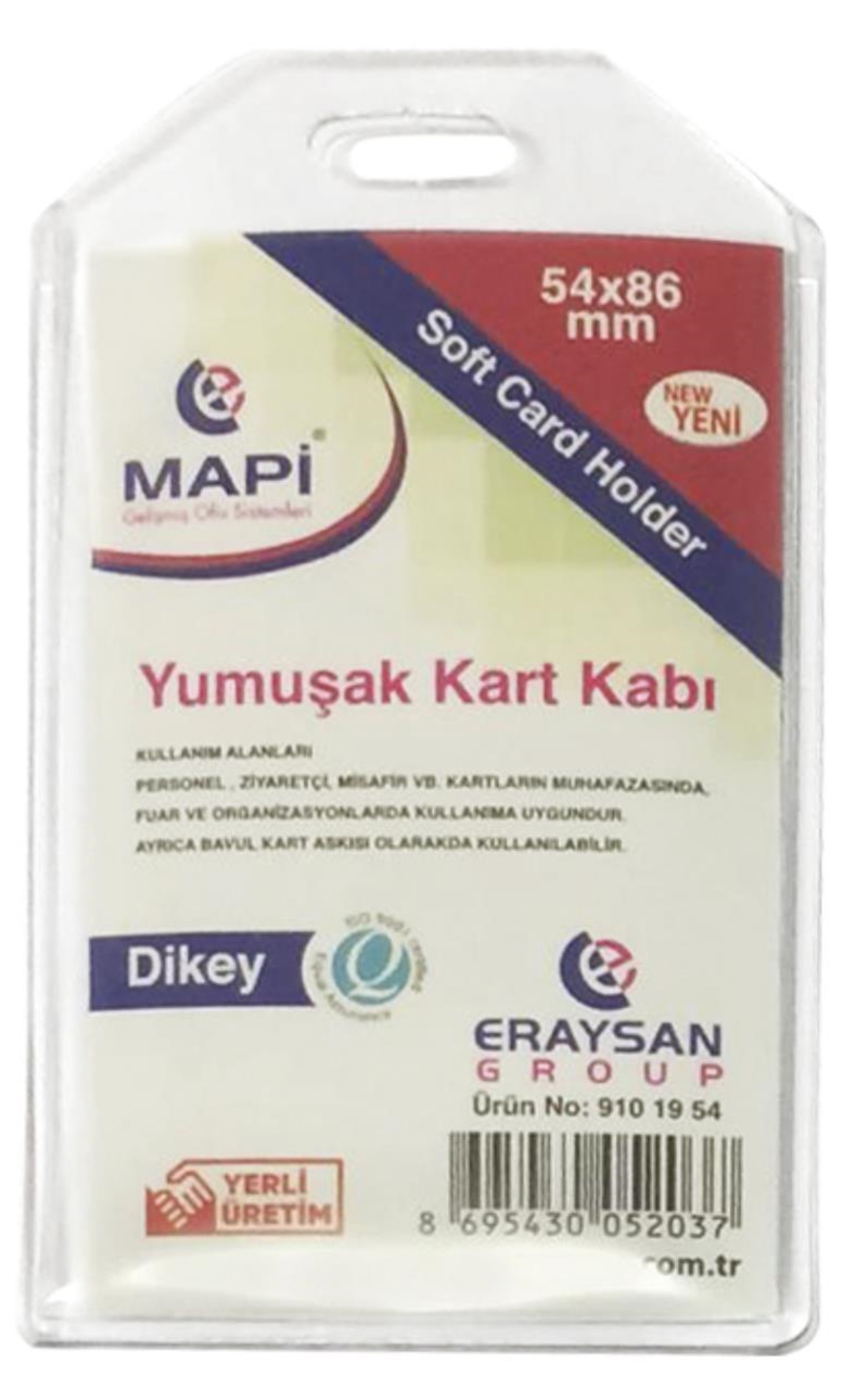 MAPİ YUMUŞAK KART KABI 55X85MM DİKEY 50'Lİ - YERLİ