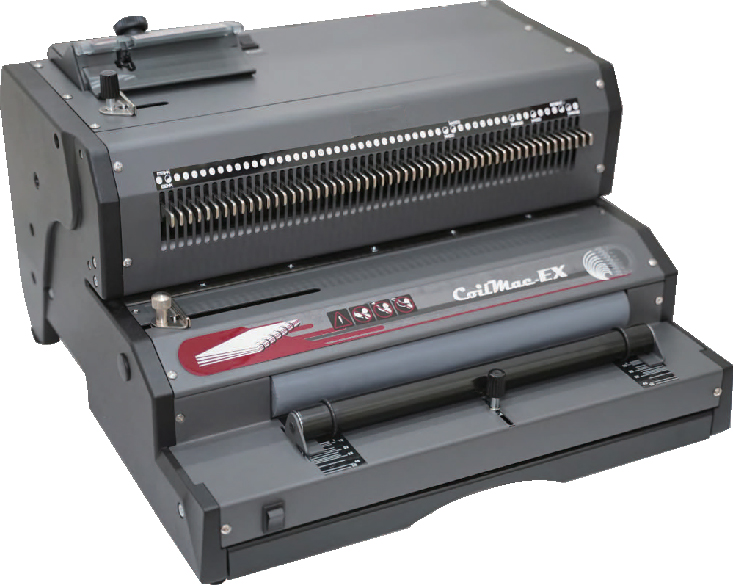 MAPİCOİL 410 SE ELEKTRİKLİ PLLASTİK HELEZON CİLTLEME VE KENAR KESME MAK.