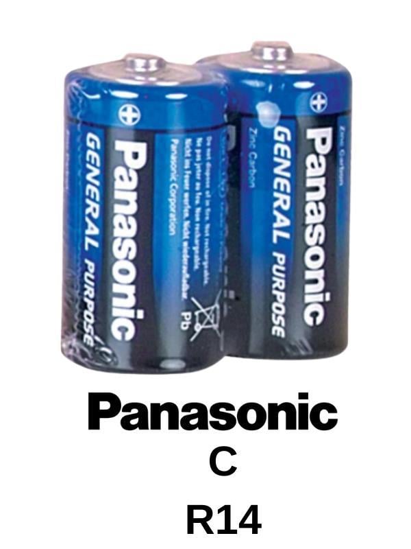 PANASONİC R14 C ORTA BOY PİL 2'Lİ
