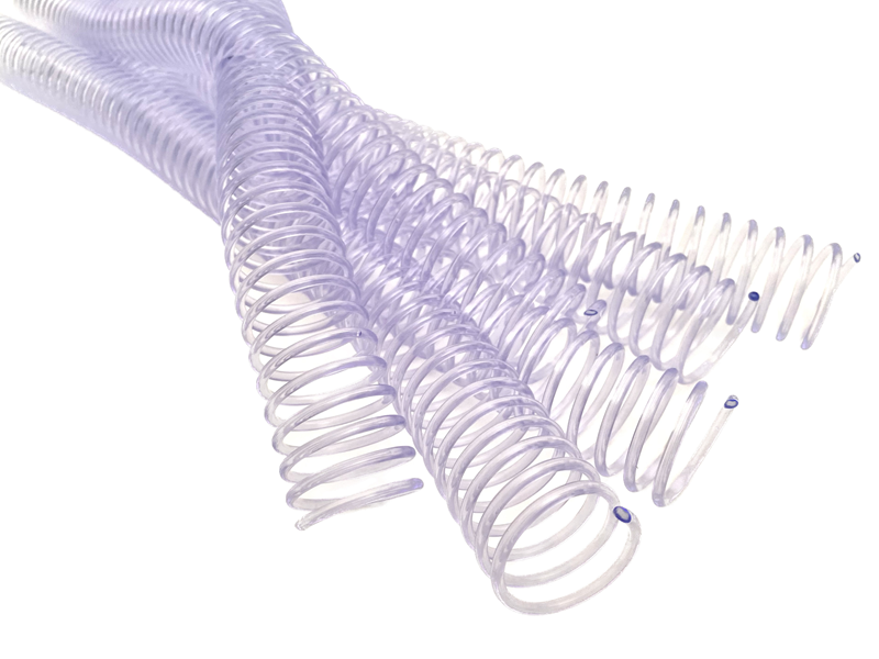 PLASTİK HELEZON SPİRAL 6MM. 4:1 ŞEFFAF 200 AD. 48 LOP POŞETLİ
