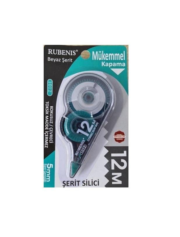 RUBENİS 1012 5MM X 12MT 3 RENK ŞERİT SİLİCİ