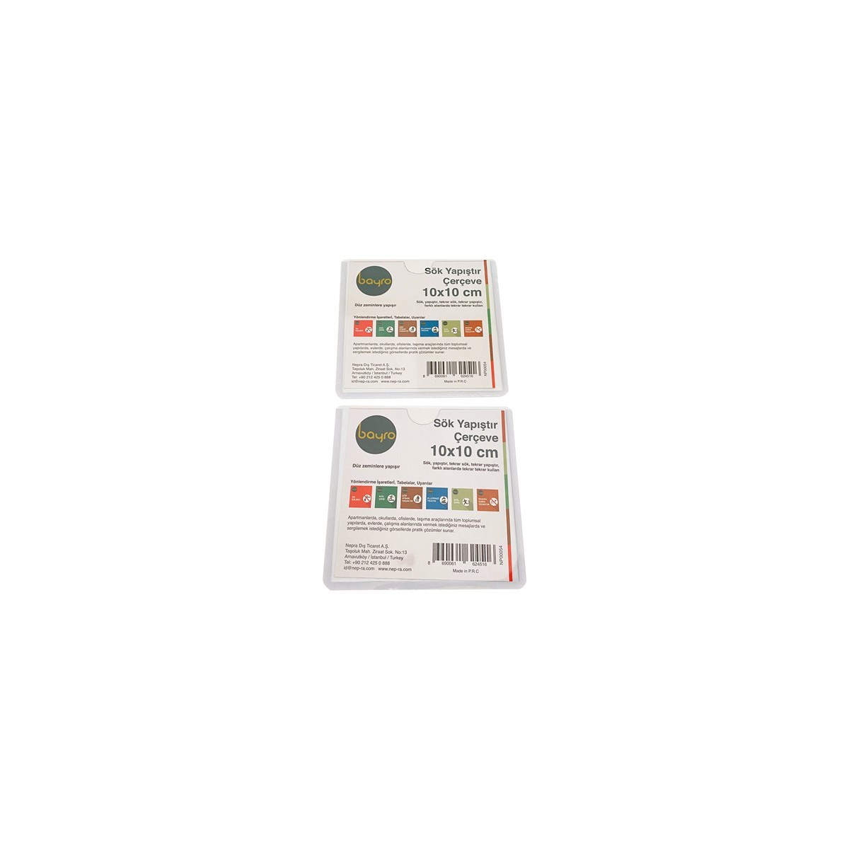 SÖK YAPIŞTIR ÇERÇEVE (10X10) (NP00054) 2 Lİ