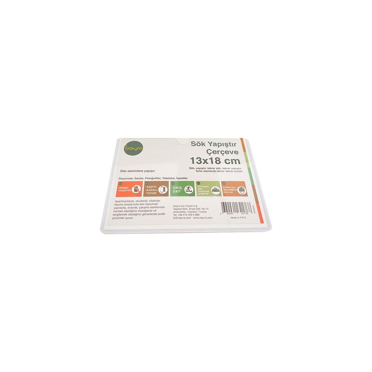 SÖK YAPIŞTIR ÇERÇEVE (13X18) (NP00045) YATAY