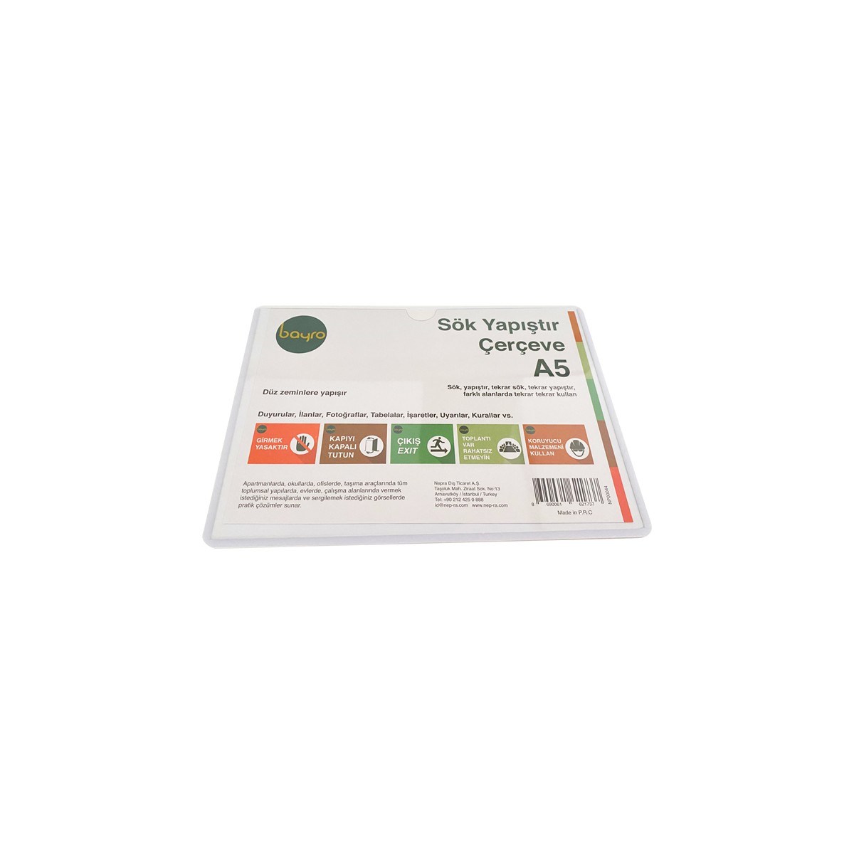 SÖK YAPIŞTIR ÇERÇEVE A5 (NP00044) YATAY