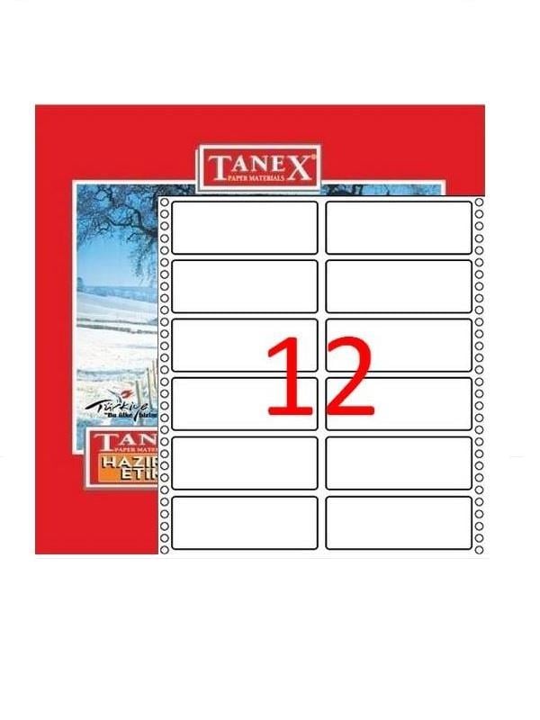 TANEX BİLGİSAYAR ETİKETİ 35X97MM TN 0017