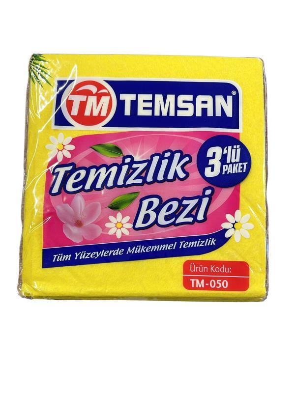 TEMSAN TEMİZLİK BEZİ 3 LÜ