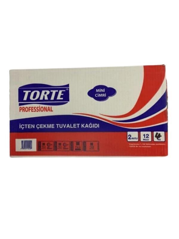 TORTE CİMRİ İÇTEN ÇEKME TUVALET KAĞIDI 2 KATLI 6 LI 4 KG