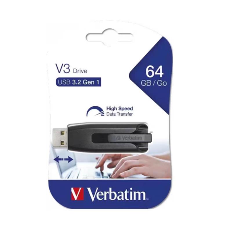 VERBATİM BELLEK 49174 64 GB V3 USB 3,2