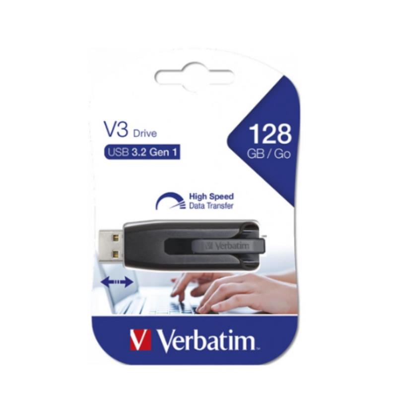 VERBATİM BELLEK 49189 128 GB V3 USB 3,2