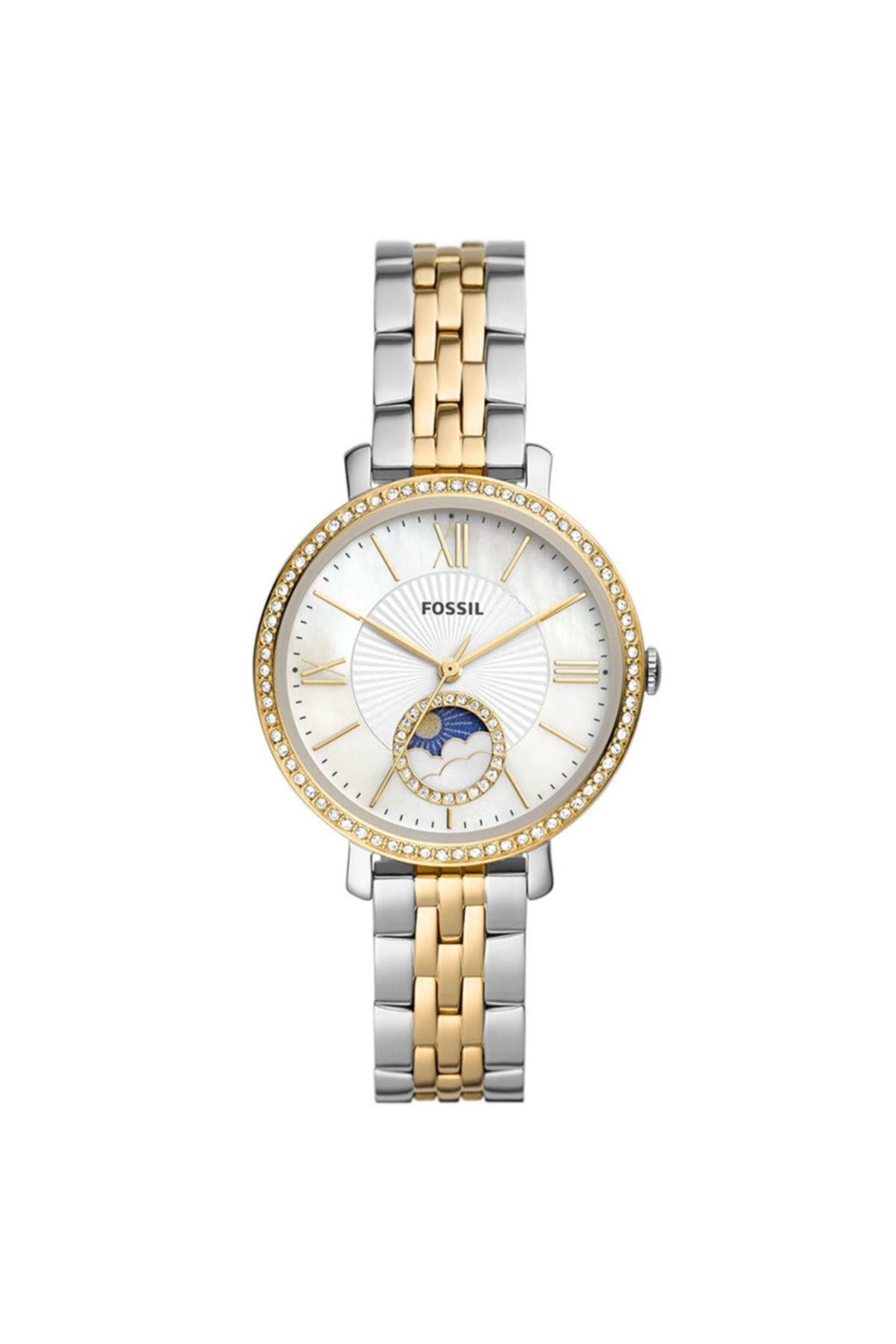 Fes5166 Quartz Çelik Altın/gri Beyaz Kadran 36 Mm Kadın Kol Saati
