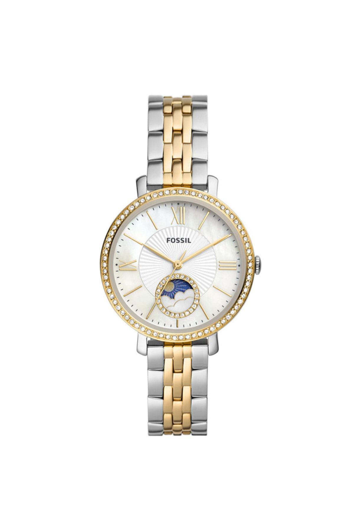 Fes5166 Quartz Çelik Altın/gri Beyaz Kadran 36 Mm Kadın Kol Saati