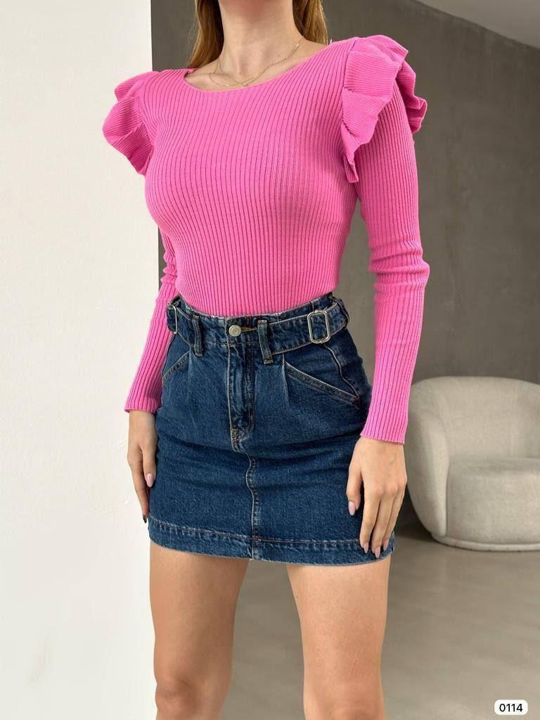 Triko Kazak TR0114 Pembe