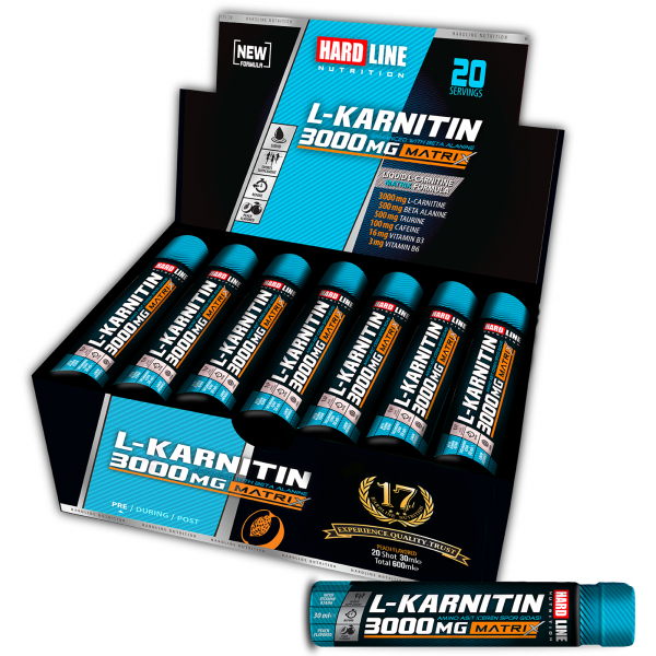 L-Karnitin Matrix 3000 mg 30 ml 20'li kutu