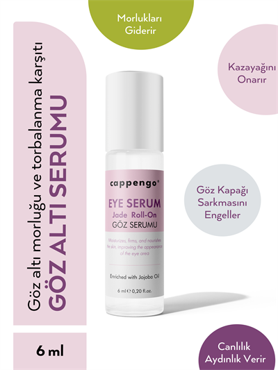 CAPPENGO EYE ( GÖZ ) SERUM  JADE ROLL-ON 6 ML