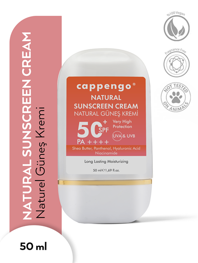 CAPPENGO NATURAL GÜNEŞ KREMİ 50 SPF 50 ML