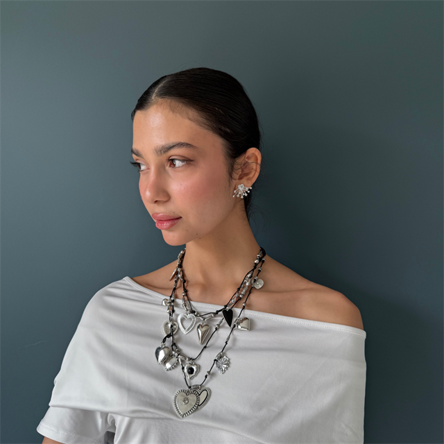 Heart Charm Kolye